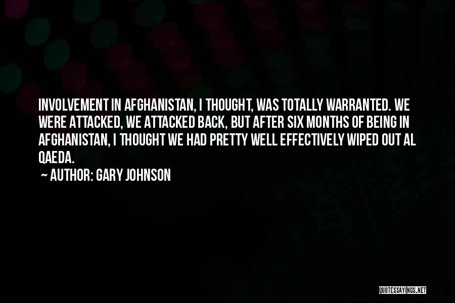 Afghanistan Quotes By Gary Johnson