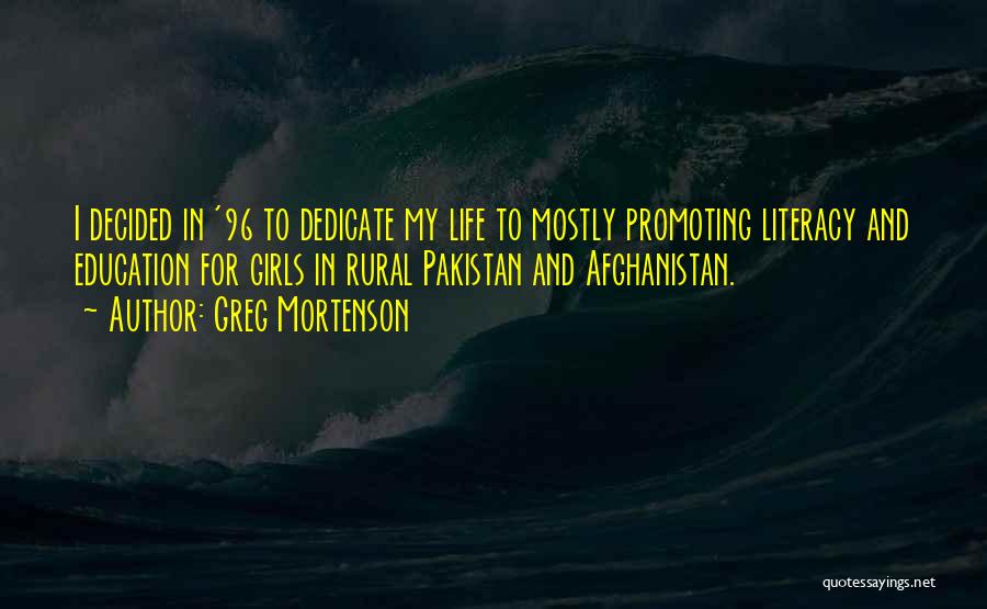 Afghanistan Quotes By Greg Mortenson