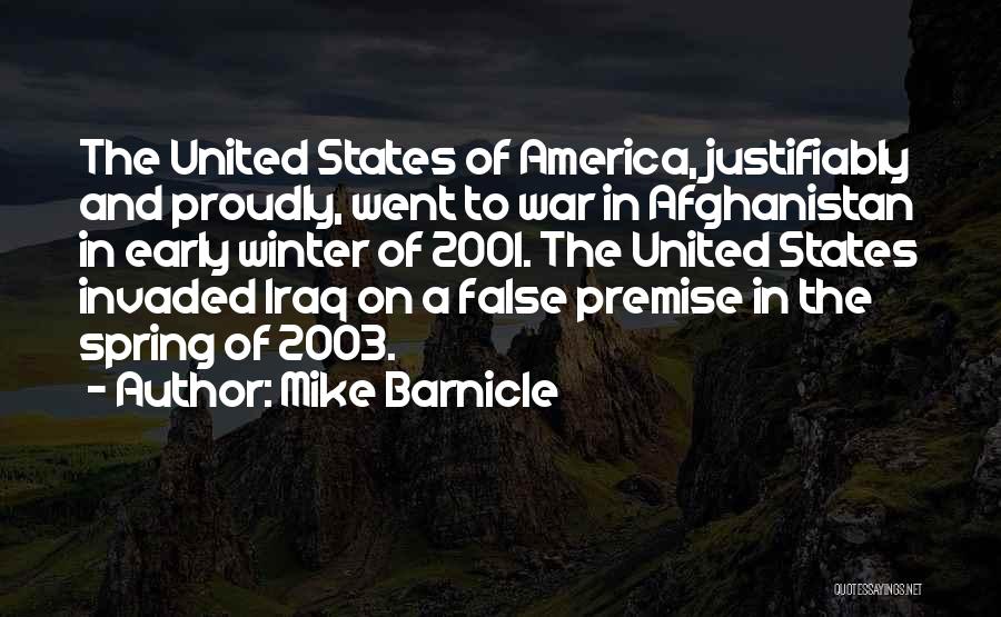 Afghanistan Quotes By Mike Barnicle