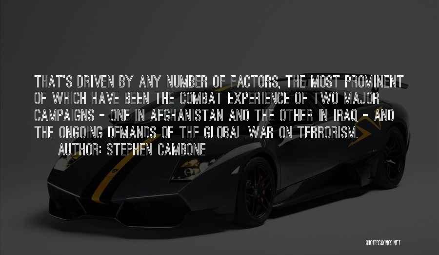 Afghanistan Quotes By Stephen Cambone