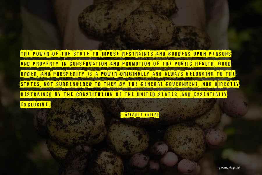 Aficiones Quotes By Melville Fuller Aficiones Quotes By Melville Fuller