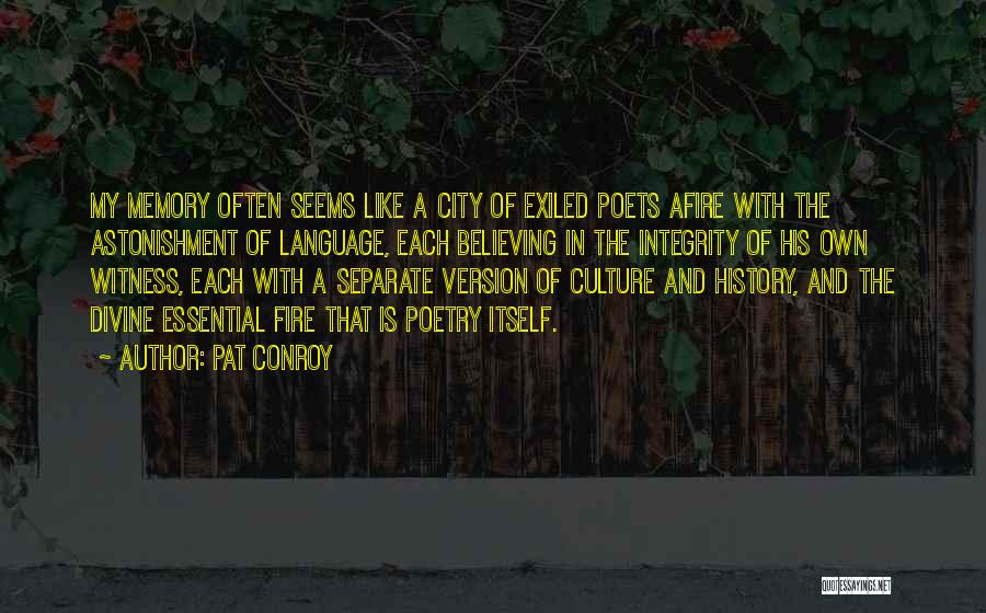 Afire Quotes By Pat Conroy