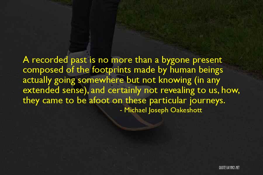 Afoot Quotes By Michael Joseph Oakeshott