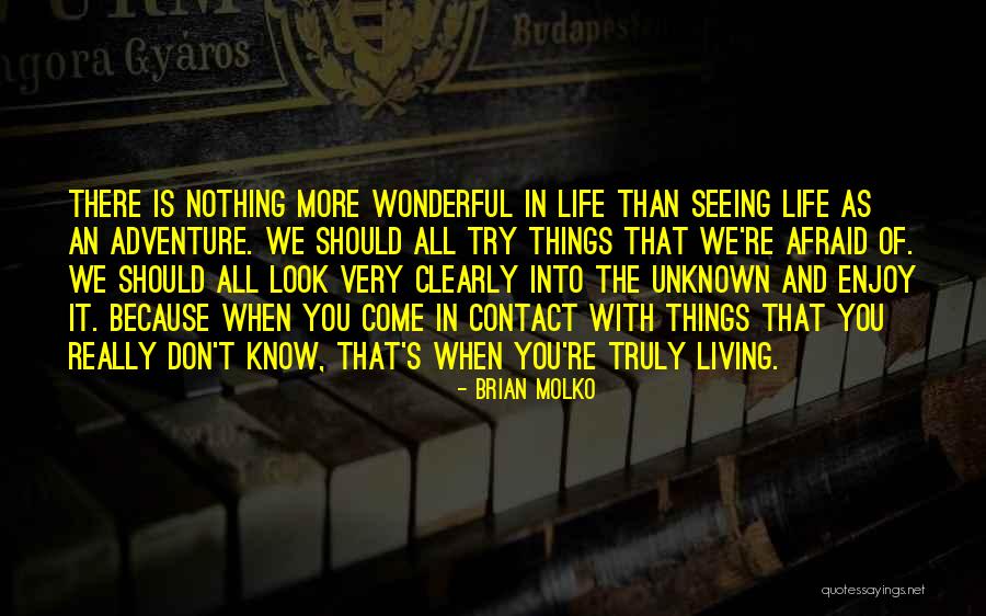Afraid Of All The Things Quotes By Brian Molko Afraid Of All The Things Quotes By Brian Molko