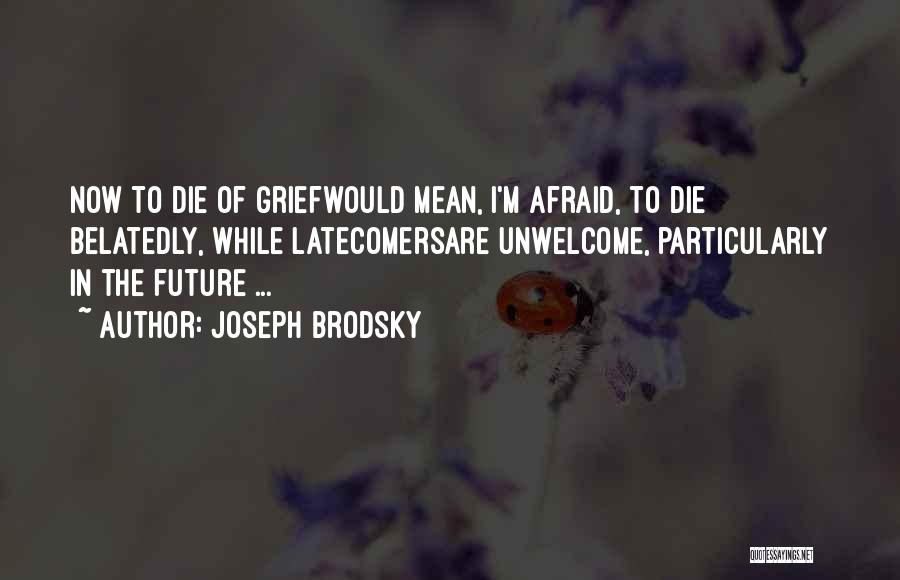 Afraid Of The Future Quotes By Joseph Brodsky
