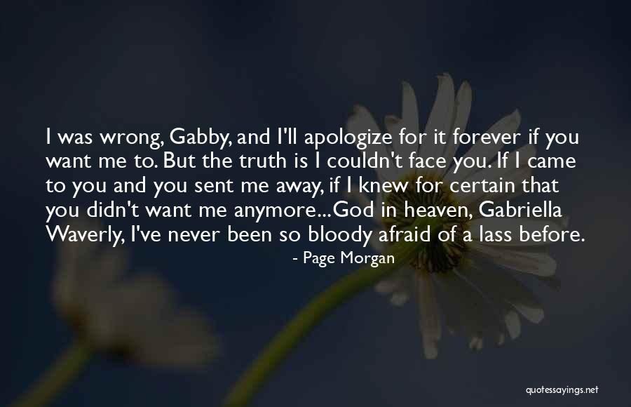 Afraid Of The Truth Quotes By Page Morgan Afraid Of The Truth Quotes By Page Morgan