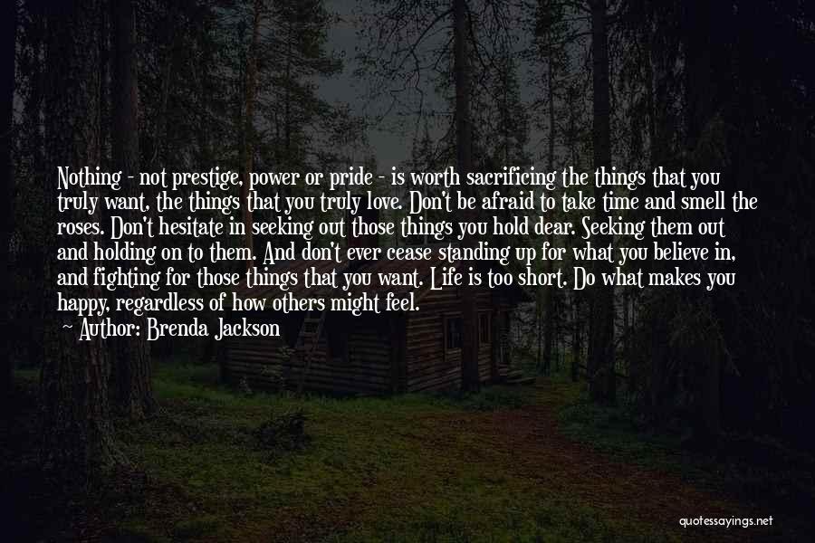 Afraid To Be Happy Quotes By Brenda Jackson