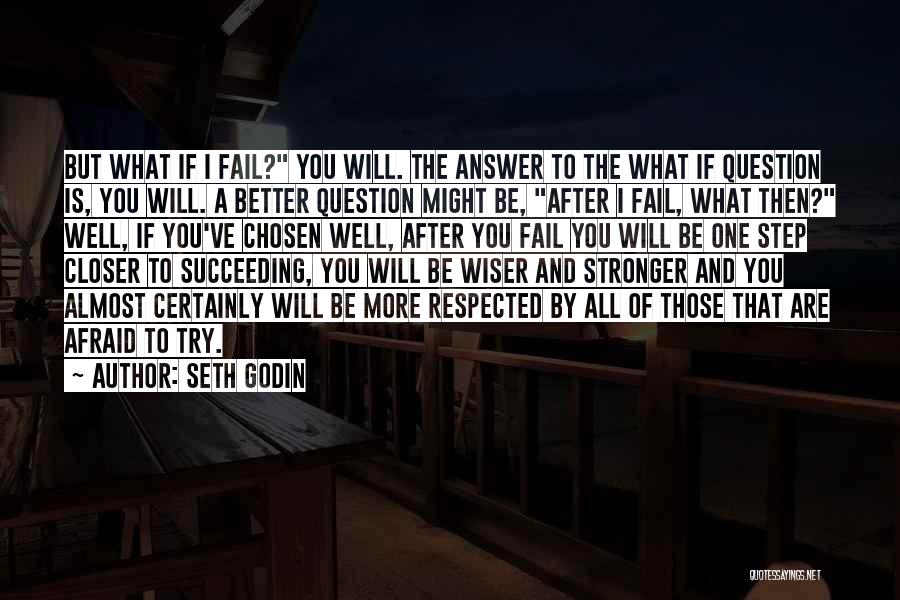 Afraid To Fail Quotes By Seth Godin