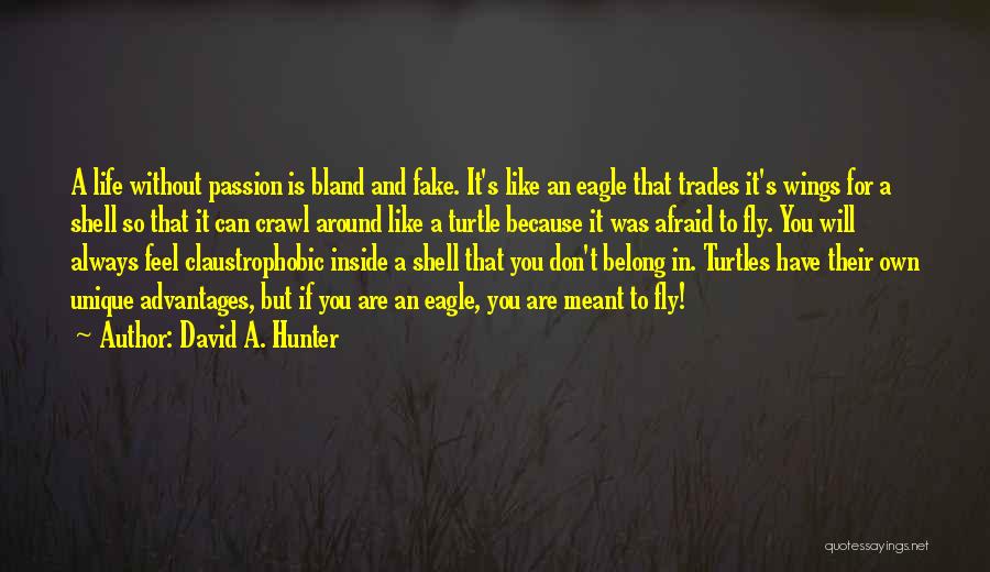 Afraid To Fly Quotes By David A. Hunter