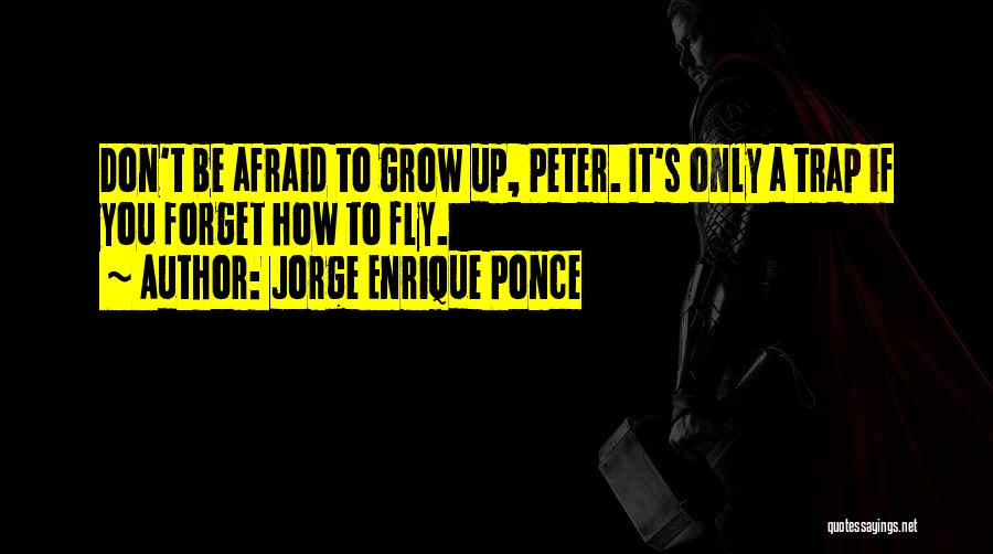 Afraid To Fly Quotes By Jorge Enrique Ponce
