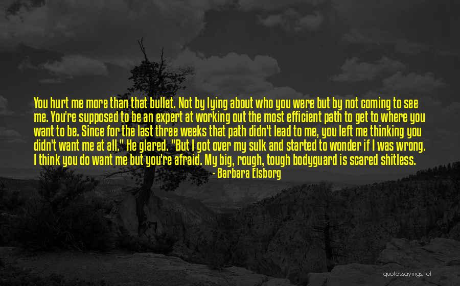 Afraid To Get Hurt Quotes By Barbara Elsborg