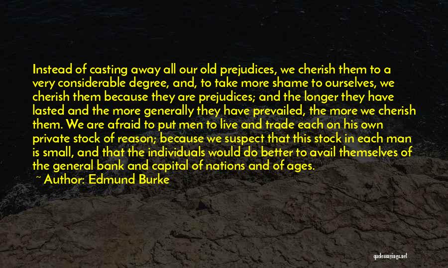 Afraid To Live Quotes By Edmund Burke