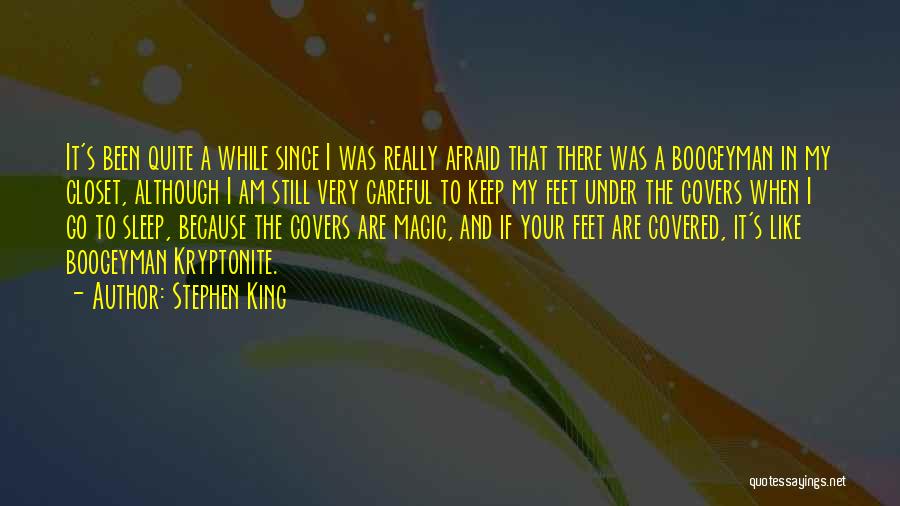 Afraid To Sleep Quotes By Stephen King