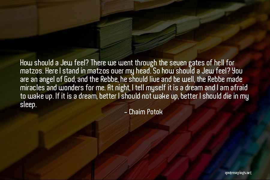 Afraid To Tell Someone How You Feel Quotes By Chaim Potok