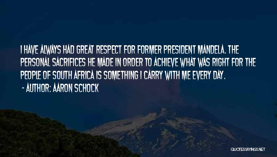 Africa Day Quotes By Aaron Schock