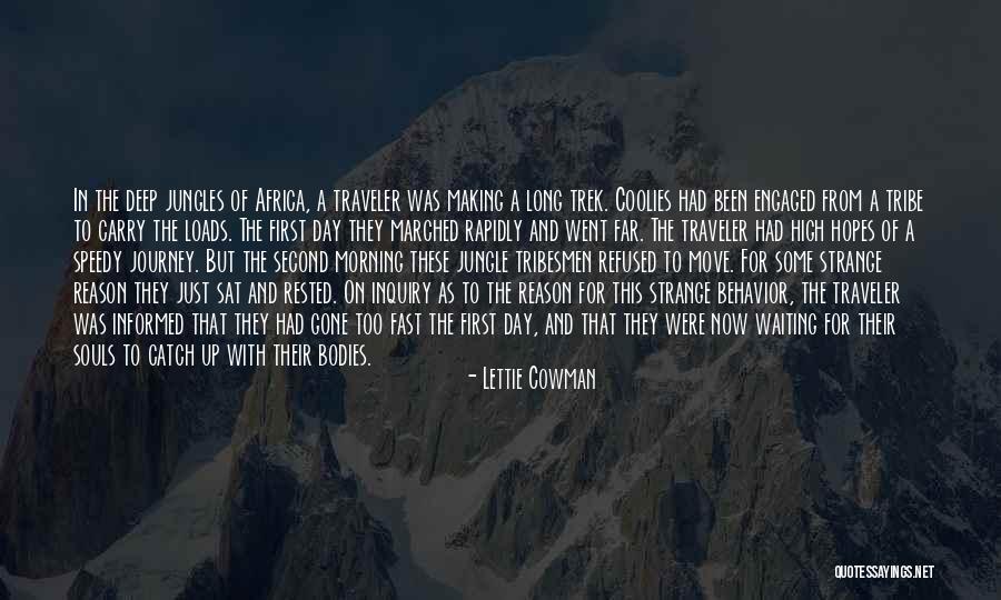 Africa Quotes By Lettie Cowman