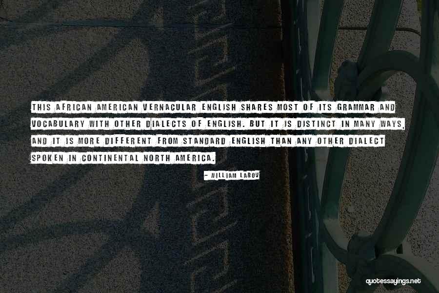 African American English Quotes By William Labov African American English Quotes By William Labov