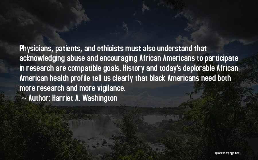 African American History Quotes By Harriet A. Washington