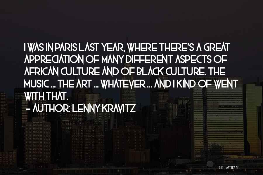 African Art Quotes By Lenny Kravitz