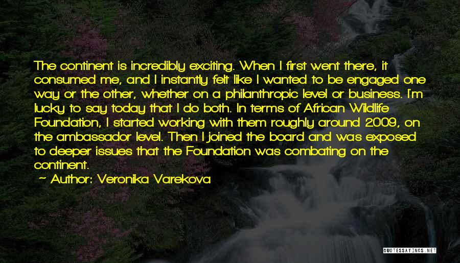 African Continent Quotes By Veronika Varekova