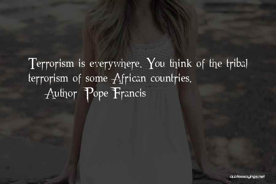 African Countries Quotes By Pope Francis