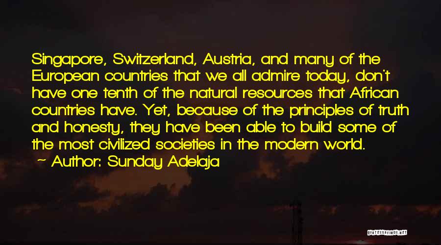 African Countries Quotes By Sunday Adelaja