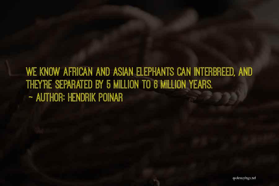 African Elephants Quotes By Hendrik Poinar