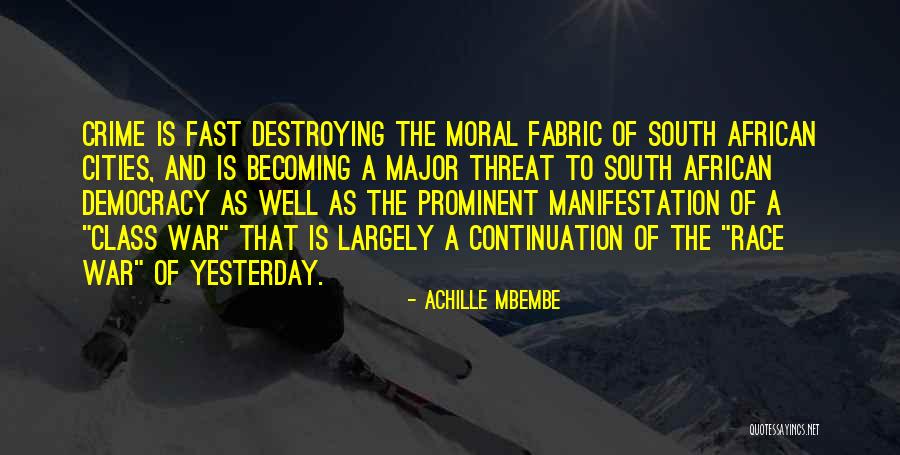 African Fabric Quotes By Achille Mbembe