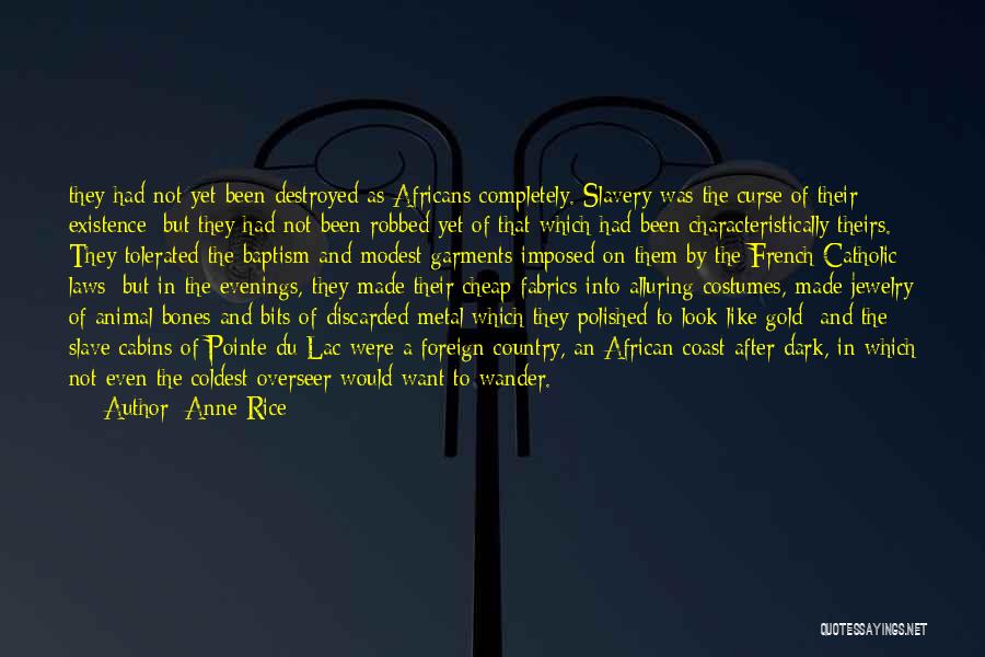 African Fabrics Quotes By Anne Rice