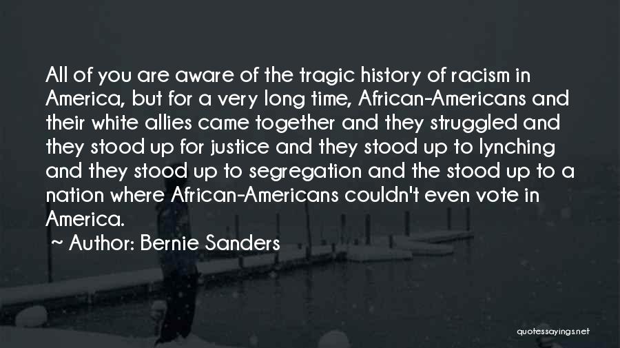 African History Quotes By Bernie Sanders