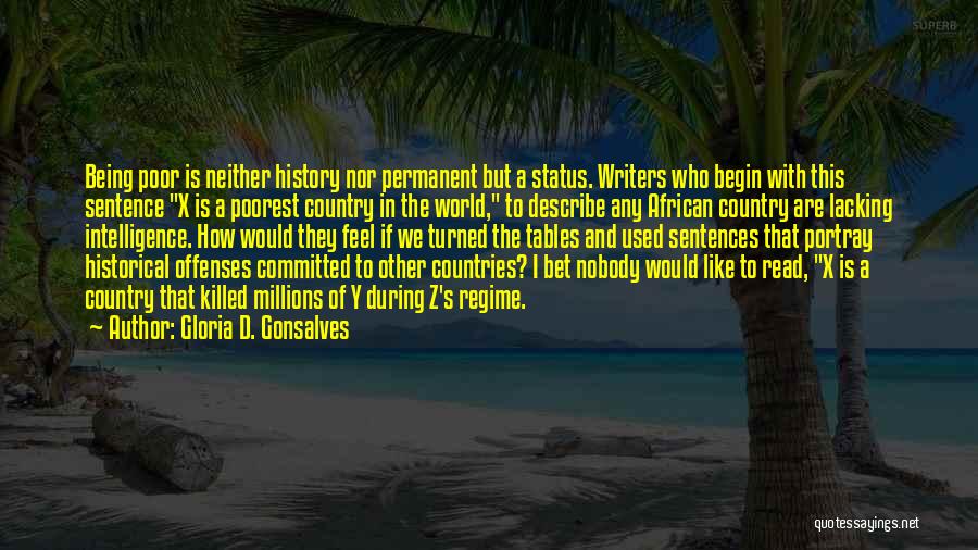 African History Quotes By Gloria D. Gonsalves