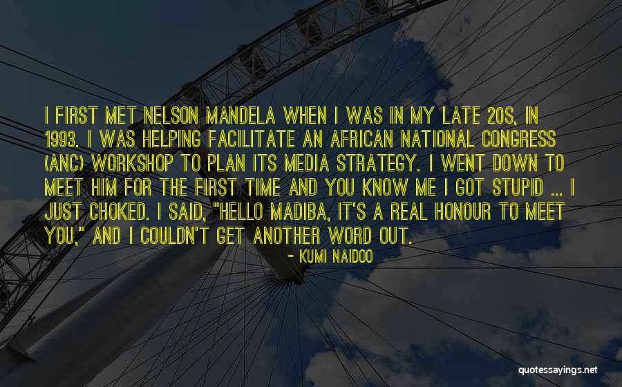 African National Congress Quotes By Kumi Naidoo