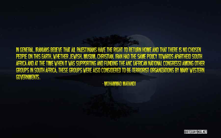 African National Congress Quotes By Mohammad Marandi