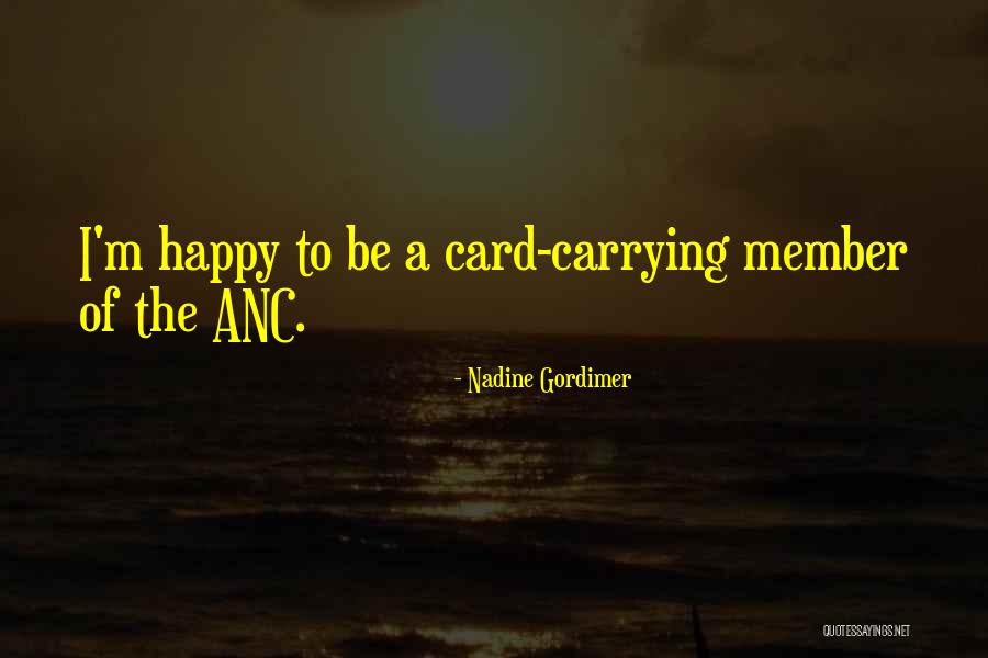 African National Congress Quotes By Nadine Gordimer