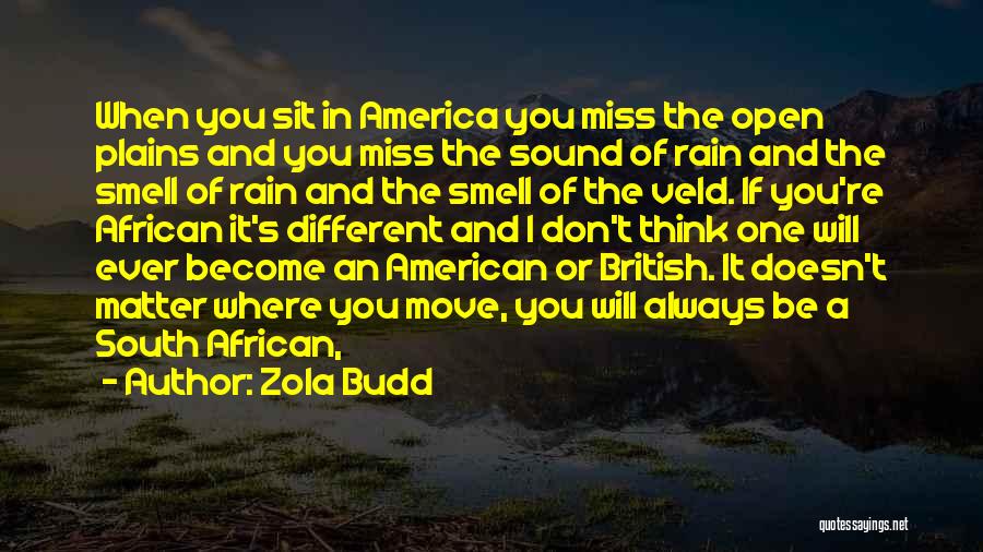 African Plains Quotes By Zola Budd