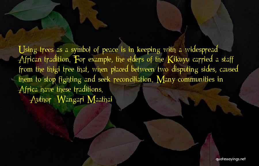 African Traditions Quotes By Wangari Maathai