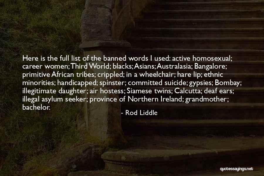 African Tribes Quotes By Rod Liddle