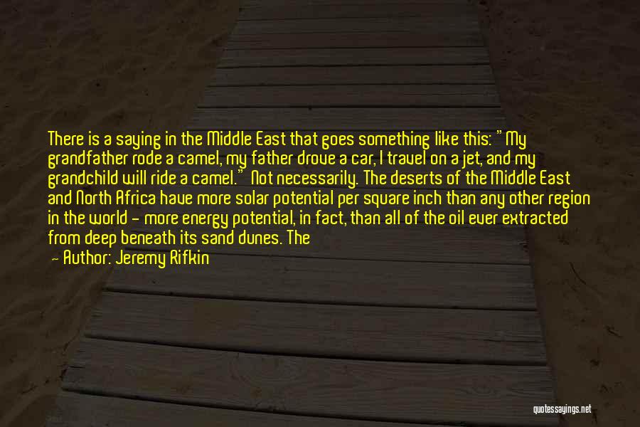 Africa's Potential Quotes By Jeremy Rifkin