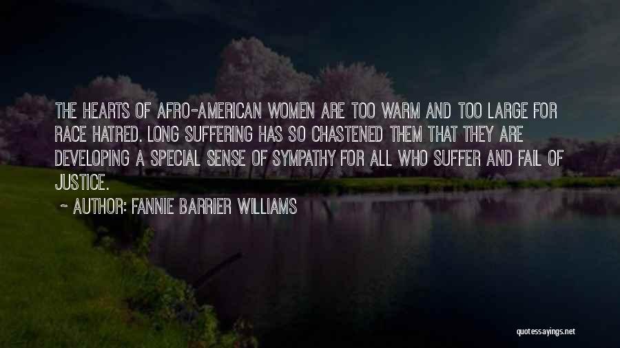 Afro American Quotes By Fannie Barrier Williams