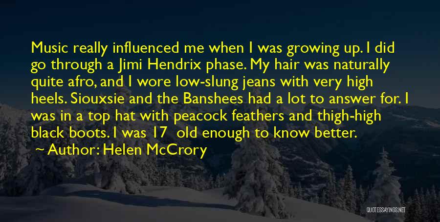 Afro Hair Quotes By Helen McCrory
