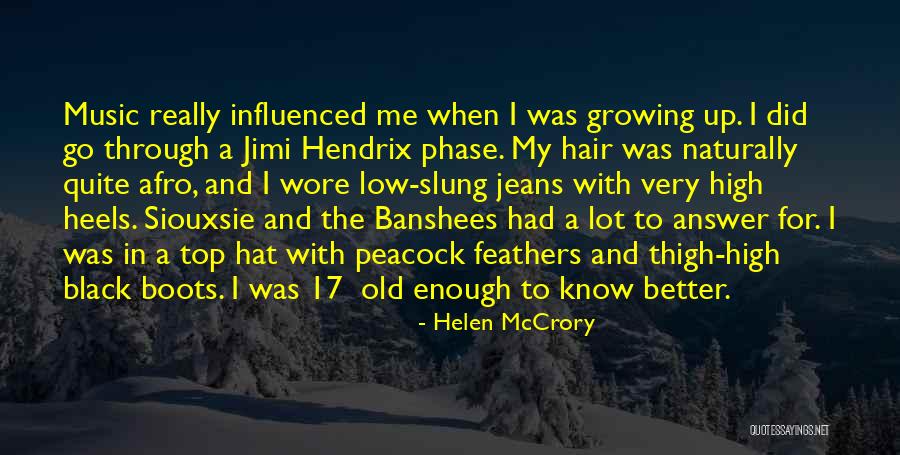 Afro Hair Quotes By Helen McCrory