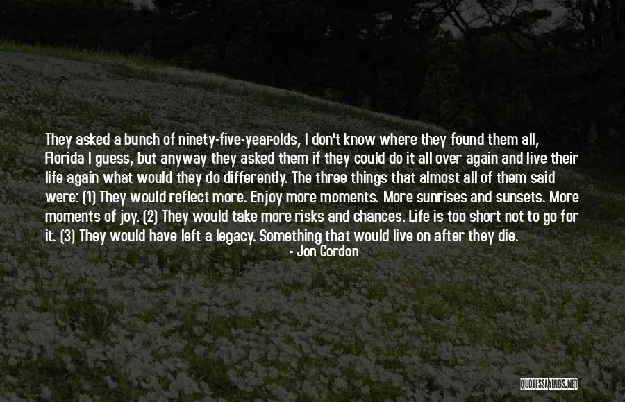 After 1 Year Quotes By Jon Gordon After 1 Year Quotes By Jon Gordon