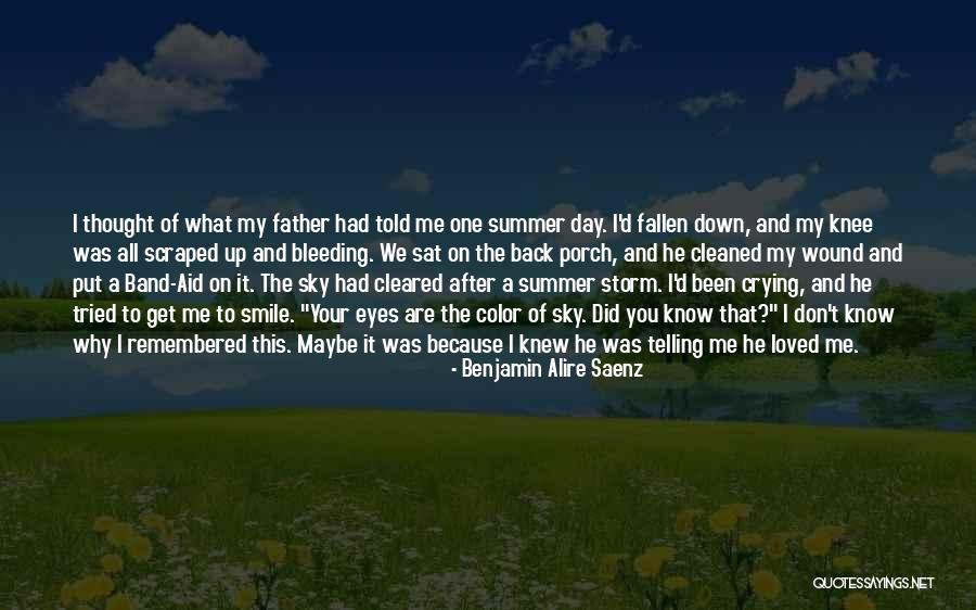 After A Storm Quotes By Benjamin Alire Saenz