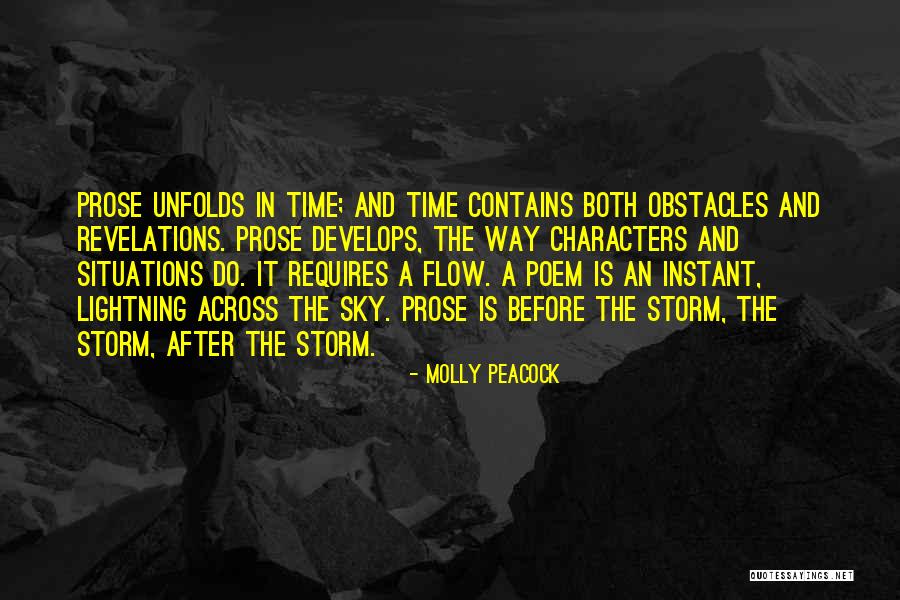 After A Storm Quotes By Molly Peacock After A Storm Quotes By Molly Peacock