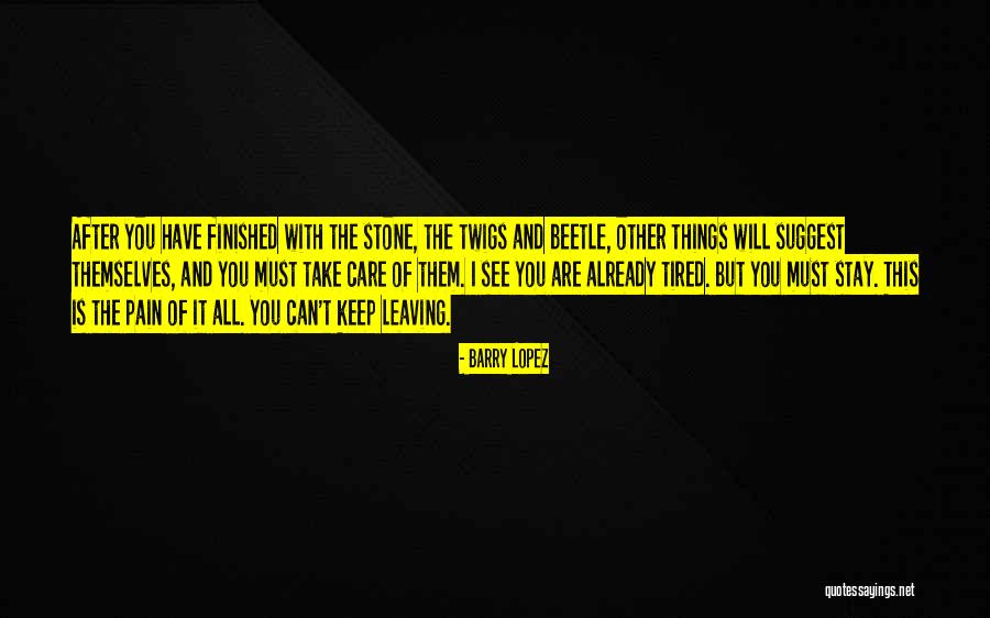 After All The Pain Quotes By Barry Lopez After All The Pain Quotes By Barry Lopez