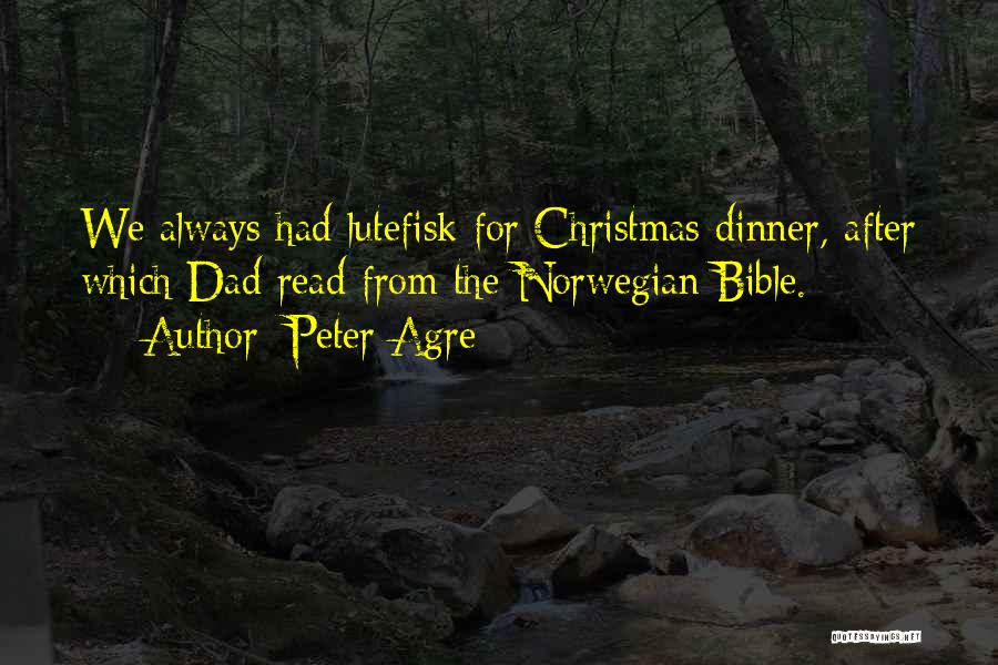 After Christmas Quotes By Peter Agre