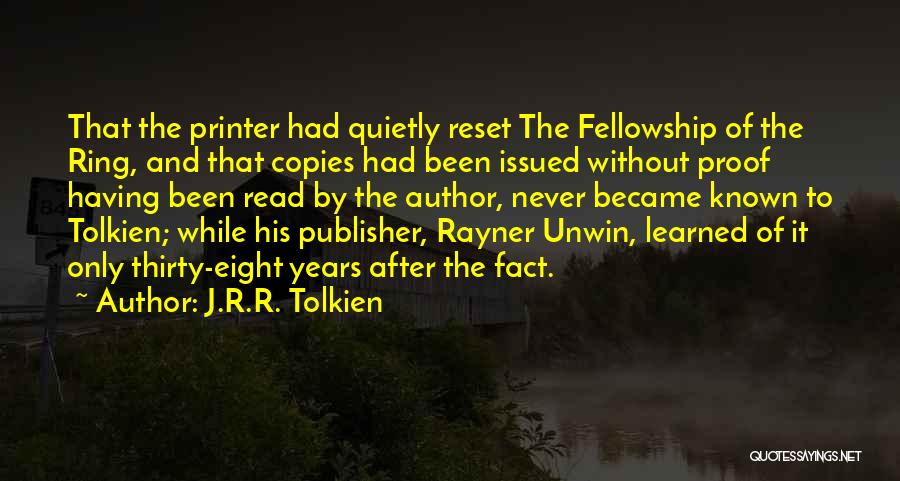 After Eight Quotes By J.R.R. Tolkien