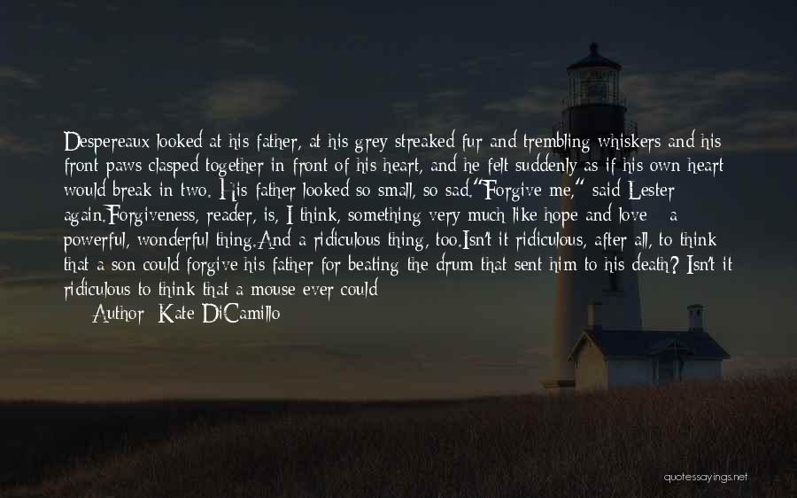 After Father Death Quotes By Kate DiCamillo