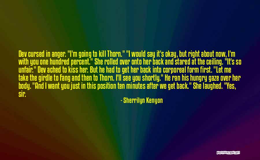 After First Kiss Quotes By Sherrilyn Kenyon After First Kiss Quotes By Sherrilyn Kenyon
