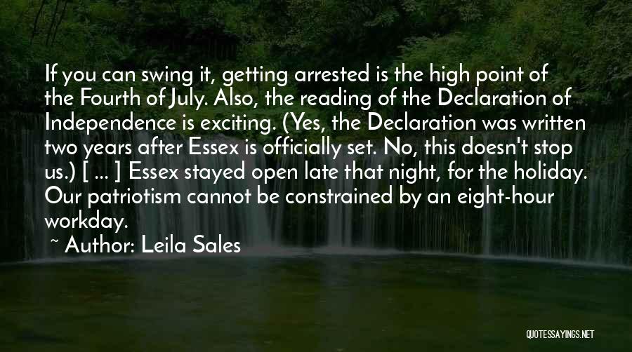 After Getting High Quotes By Leila Sales
